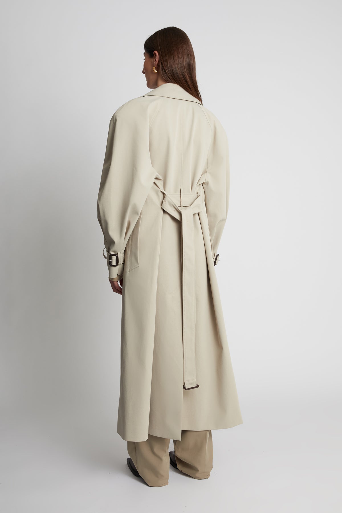 George Trench Coat in Oyster – The 5th Dimension Boutique